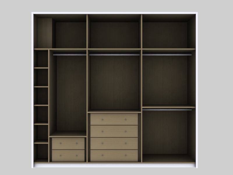 armario a medida lacado con moldura Sant Just desvern marivy Interior 3d armario a medida lacado con moldura Sant just desvern marivy interior 3d