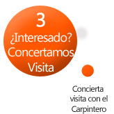 Concierta visita con el carpintero